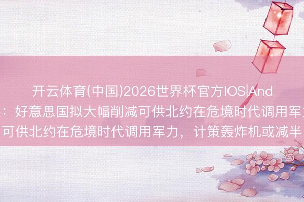 开云体育(中国)2026世界杯官方IOS|Android手机app下载 外媒：好意思国拟大幅削减可供北约在危境时代调用军力，计策轰炸机或减半